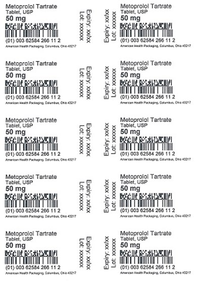 50 mg Metoprolol Tartrate Tablet Blister